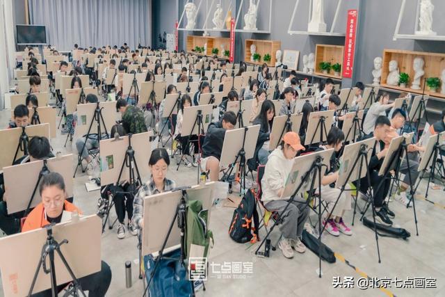 「七點畫室第一次月考」朝著夢想,努力追逐